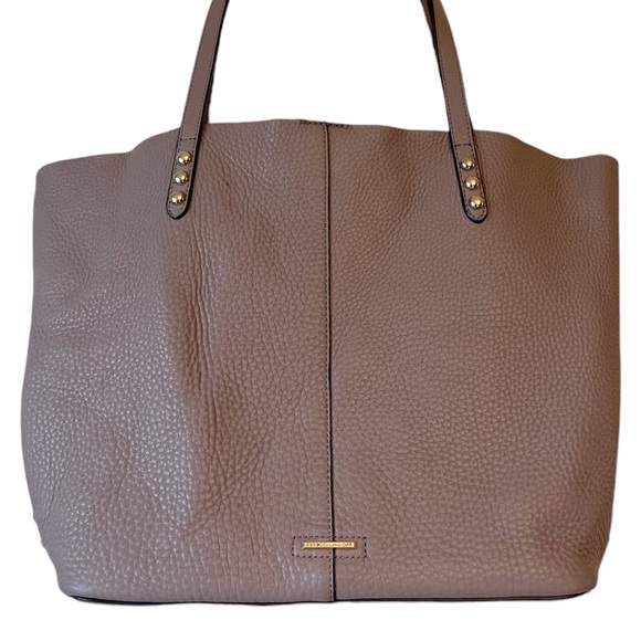 Rebecca Minkoff Studded Leather Tote Bag w/Dusty Lilac - Picture 1 of 17